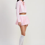 MINI CONTRAST WAISTBAND SKIRT-Emory Park-[option4]-[option5]-[option6]-[option7]-[option8]-Shop-Boutique-Clothing-for-Women-Online