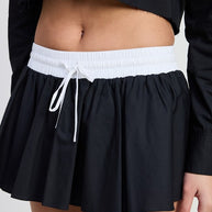 MINI CONTRAST WAISTBAND SKIRT-Emory Park-BLACK-S-[option4]-[option5]-[option6]-[option7]-[option8]-Shop-Boutique-Clothing-for-Women-Online
