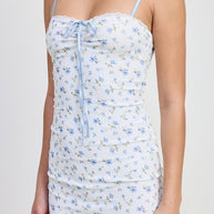 MINI FLORAL DRESS WITH PEEK A BOO LACE-Emory Park-[option4]-[option5]-[option6]-[option7]-[option8]-Shop-Boutique-Clothing-for-Women-Online