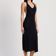 COWN NECK MIDI OPEN BACK DRESS-Emory Park-[option4]-[option5]-[option6]-[option7]-[option8]-Shop-Boutique-Clothing-for-Women-Online