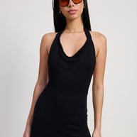 COWN NECK MIDI OPEN BACK DRESS-Emory Park-[option4]-[option5]-[option6]-[option7]-[option8]-Shop-Boutique-Clothing-for-Women-Online
