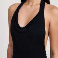 COWN NECK MIDI OPEN BACK DRESS-Emory Park-[option4]-[option5]-[option6]-[option7]-[option8]-Shop-Boutique-Clothing-for-Women-Online