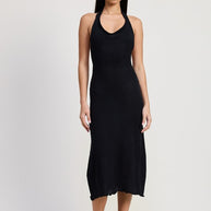 COWN NECK MIDI OPEN BACK DRESS-Emory Park-[option4]-[option5]-[option6]-[option7]-[option8]-Shop-Boutique-Clothing-for-Women-Online