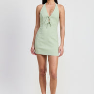 GINGHAM HALTER MINI DRESS-Emory Park-[option4]-[option5]-[option6]-[option7]-[option8]-Shop-Boutique-Clothing-for-Women-Online