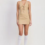 GINGHAM HALTER MINI DRESS-Emory Park-[option4]-[option5]-[option6]-[option7]-[option8]-Shop-Boutique-Clothing-for-Women-Online