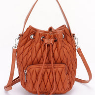 Nylon Quilted Puffer Convertible Bucket Bag-LA Jewelry Plaza-[option4]-[option5]-[option6]-[option7]-[option8]-Shop-Boutique-Clothing-for-Women-Online