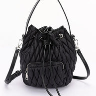 Nylon Quilted Puffer Convertible Bucket Bag-LA Jewelry Plaza-[option4]-[option5]-[option6]-[option7]-[option8]-Shop-Boutique-Clothing-for-Women-Online