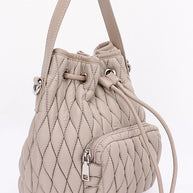 Nylon Quilted Puffer Convertible Bucket Bag-LA Jewelry Plaza-[option4]-[option5]-[option6]-[option7]-[option8]-Shop-Boutique-Clothing-for-Women-Online
