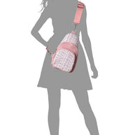 Tweed Sling Bag Backpack-Fashion World-[option4]-[option5]-[option6]-[option7]-[option8]-Shop-Boutique-Clothing-for-Women-Online