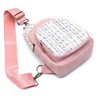 Tweed Sling Bag Backpack-Fashion World-[option4]-[option5]-[option6]-[option7]-[option8]-Shop-Boutique-Clothing-for-Women-Online