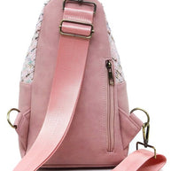 Tweed Sling Bag Backpack-Fashion World-[option4]-[option5]-[option6]-[option7]-[option8]-Shop-Boutique-Clothing-for-Women-Online