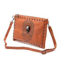 Skull Mix Studs Biker Crossbody Clutch Swing Bag-LA Jewelry Plaza-[option4]-[option5]-[option6]-[option7]-[option8]-Shop-Boutique-Clothing-for-Women-Online
