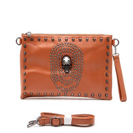 Skull Mix Studs Biker Crossbody Clutch Swing Bag-LA Jewelry Plaza-[option4]-[option5]-[option6]-[option7]-[option8]-Shop-Boutique-Clothing-for-Women-Online