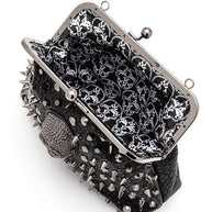 Skull Studded Convertible Shoulder Bag-LA Jewelry Plaza-[option4]-[option5]-[option6]-[option7]-[option8]-Shop-Boutique-Clothing-for-Women-Online