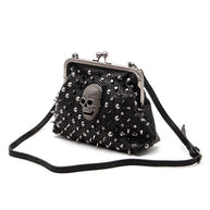 Skull Studded Convertible Shoulder Bag-LA Jewelry Plaza-[option4]-[option5]-[option6]-[option7]-[option8]-Shop-Boutique-Clothing-for-Women-Online