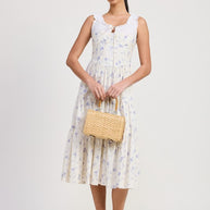 MIXED MEDIA EYELET PEEKABOO MIDI DRESS-Emory Park-[option4]-[option5]-[option6]-[option7]-[option8]-Shop-Boutique-Clothing-for-Women-Online
