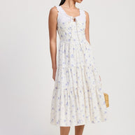 MIXED MEDIA EYELET PEEKABOO MIDI DRESS-Emory Park-[option4]-[option5]-[option6]-[option7]-[option8]-Shop-Boutique-Clothing-for-Women-Online