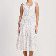 MIXED MEDIA EYELET PEEKABOO MIDI DRESS-Emory Park-[option4]-[option5]-[option6]-[option7]-[option8]-Shop-Boutique-Clothing-for-Women-Online