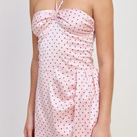 MINI HALTER POLKA DOT DRESS-Emory Park-[option4]-[option5]-[option6]-[option7]-[option8]-Shop-Boutique-Clothing-for-Women-Online