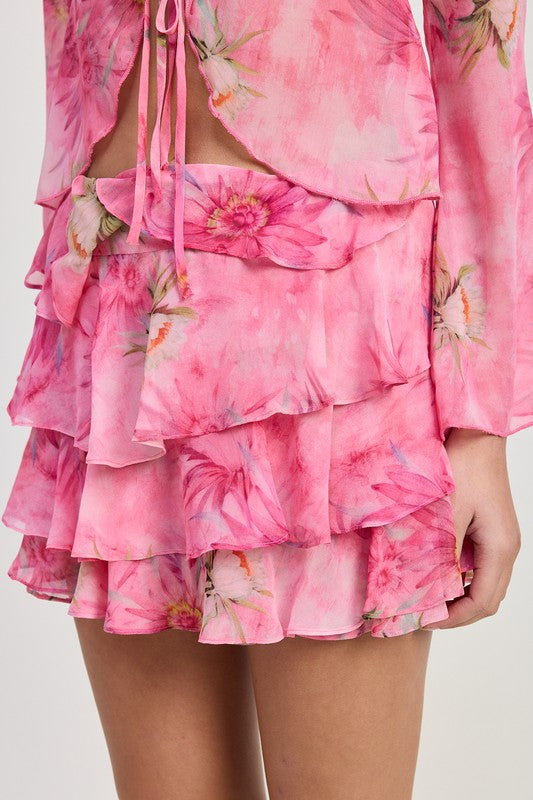 RUFFLE MINI SKIRT-Emory Park-[option4]-[option5]-[option6]-[option7]-[option8]-Shop-Boutique-Clothing-for-Women-Online