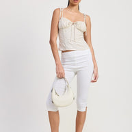 BUSTIER TOP WITH SHOULDER TIES-Emory Park-[option4]-[option5]-[option6]-[option7]-[option8]-Shop-Boutique-Clothing-for-Women-Online