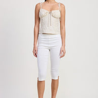 BUSTIER TOP WITH SHOULDER TIES-Emory Park-[option4]-[option5]-[option6]-[option7]-[option8]-Shop-Boutique-Clothing-for-Women-Online