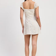 MIX MEDIA MINI RUCHED DRESS-Emory Park-[option4]-[option5]-[option6]-[option7]-[option8]-Shop-Boutique-Clothing-for-Women-Online