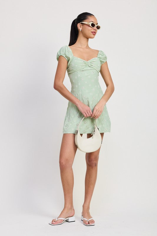 MIX MEDIA MINI RUCHED DRESS-Emory Park-[option4]-[option5]-[option6]-[option7]-[option8]-Shop-Boutique-Clothing-for-Women-Online