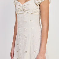 MIX MEDIA MINI RUCHED DRESS-Emory Park-[option4]-[option5]-[option6]-[option7]-[option8]-Shop-Boutique-Clothing-for-Women-Online