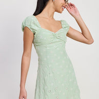 MIX MEDIA MINI RUCHED DRESS-Emory Park-[option4]-[option5]-[option6]-[option7]-[option8]-Shop-Boutique-Clothing-for-Women-Online