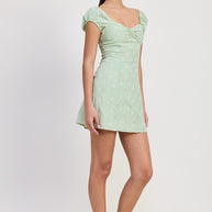 MIX MEDIA MINI RUCHED DRESS-Emory Park-[option4]-[option5]-[option6]-[option7]-[option8]-Shop-Boutique-Clothing-for-Women-Online