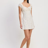 MIX MEDIA MINI RUCHED DRESS-Emory Park-[option4]-[option5]-[option6]-[option7]-[option8]-Shop-Boutique-Clothing-for-Women-Online