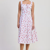 POPLIN MIDI A LINE DRESS-Emory Park-[option4]-[option5]-[option6]-[option7]-[option8]-Shop-Boutique-Clothing-for-Women-Online