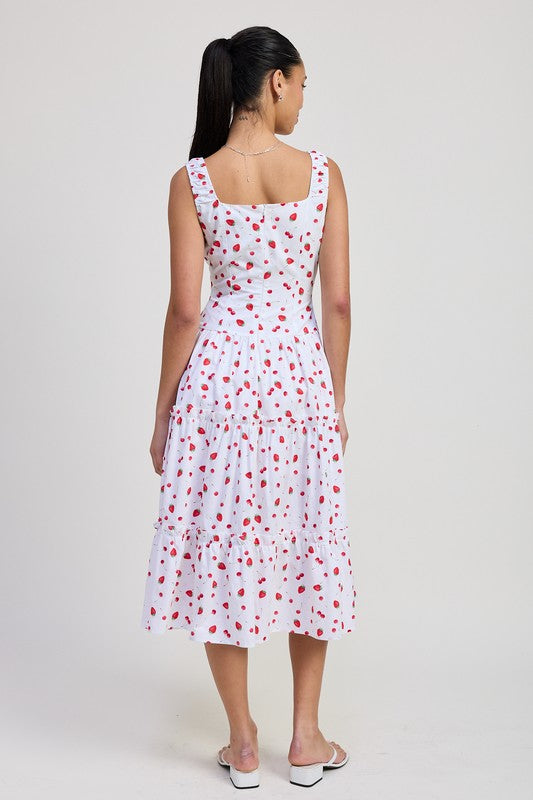 POPLIN MIDI A LINE DRESS-Emory Park-[option4]-[option5]-[option6]-[option7]-[option8]-Shop-Boutique-Clothing-for-Women-Online