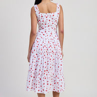 POPLIN MIDI A LINE DRESS-Emory Park-[option4]-[option5]-[option6]-[option7]-[option8]-Shop-Boutique-Clothing-for-Women-Online