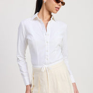 CONTRASTED WAIST BAND PLEATED SKORT-Emory Park-[option4]-[option5]-[option6]-[option7]-[option8]-Shop-Boutique-Clothing-for-Women-Online