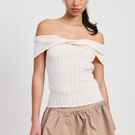 OFF SHOULDER SWEATER TOP-Emory Park-[option4]-[option5]-[option6]-[option7]-[option8]-Shop-Boutique-Clothing-for-Women-Online