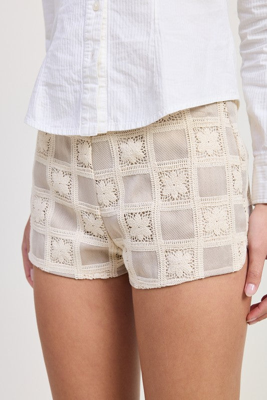 MINI JACQUARD CROCHET SHORTS-Emory Park-[option4]-[option5]-[option6]-[option7]-[option8]-Shop-Boutique-Clothing-for-Women-Online