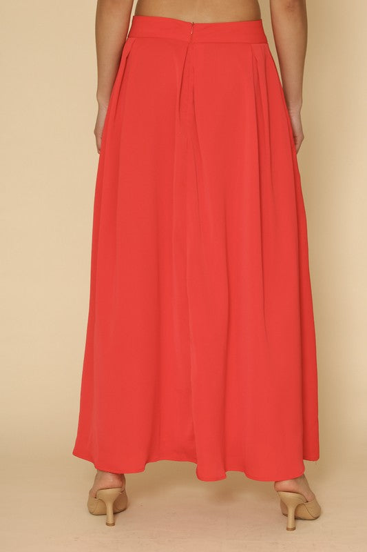 High Waist Pleated Skirt-Miss Sparkling-[option4]-[option5]-[option6]-[option7]-[option8]-Shop-Boutique-Clothing-for-Women-Online