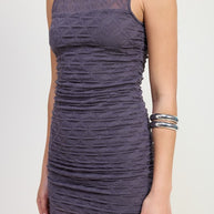 RUCHED HIGH NECK MINI DRESS-Emory Park-[option4]-[option5]-[option6]-[option7]-[option8]-Shop-Boutique-Clothing-for-Women-Online