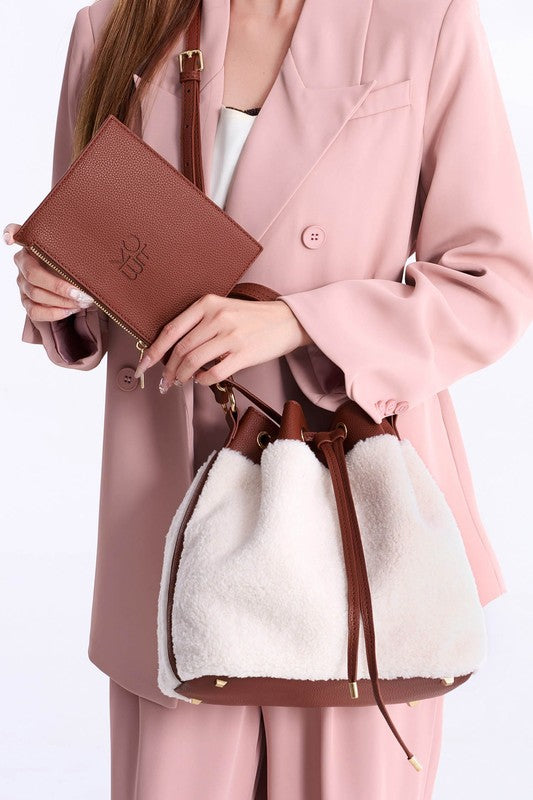 The Saryn Bucket Bag by Mia K-MKF Collection by Mia K-[option4]-[option5]-[option6]-[option7]-[option8]-Shop-Boutique-Clothing-for-Women-Online