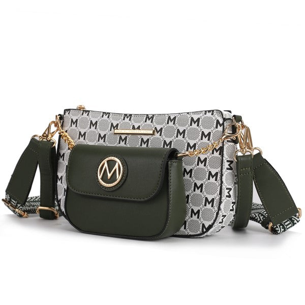 The Ciri Double Crossbody Bag by Mia K-MKF Collection by Mia K-[option4]-[option5]-[option6]-[option7]-[option8]-Shop-Boutique-Clothing-for-Women-Online