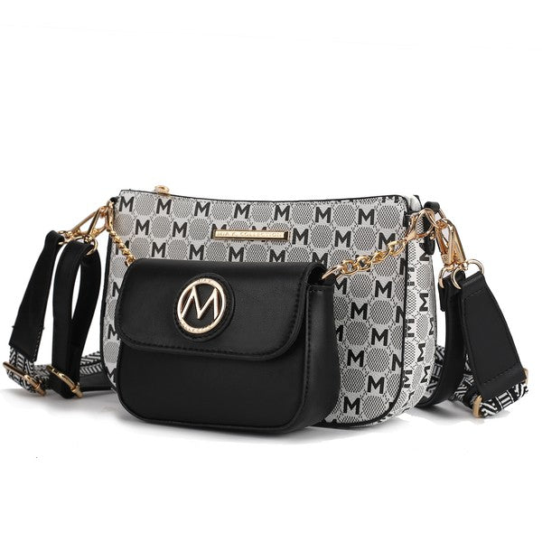 The Ciri Double Crossbody Bag by Mia K-MKF Collection by Mia K-[option4]-[option5]-[option6]-[option7]-[option8]-Shop-Boutique-Clothing-for-Women-Online