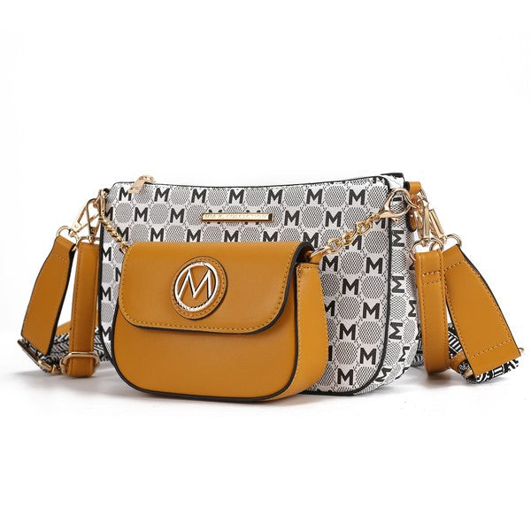 The Ciri Double Crossbody Bag by Mia K-MKF Collection by Mia K-[option4]-[option5]-[option6]-[option7]-[option8]-Shop-Boutique-Clothing-for-Women-Online