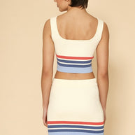 Retro striped two piece knit skirt set-Miss Sparkling-[option4]-[option5]-[option6]-[option7]-[option8]-Shop-Boutique-Clothing-for-Women-Online