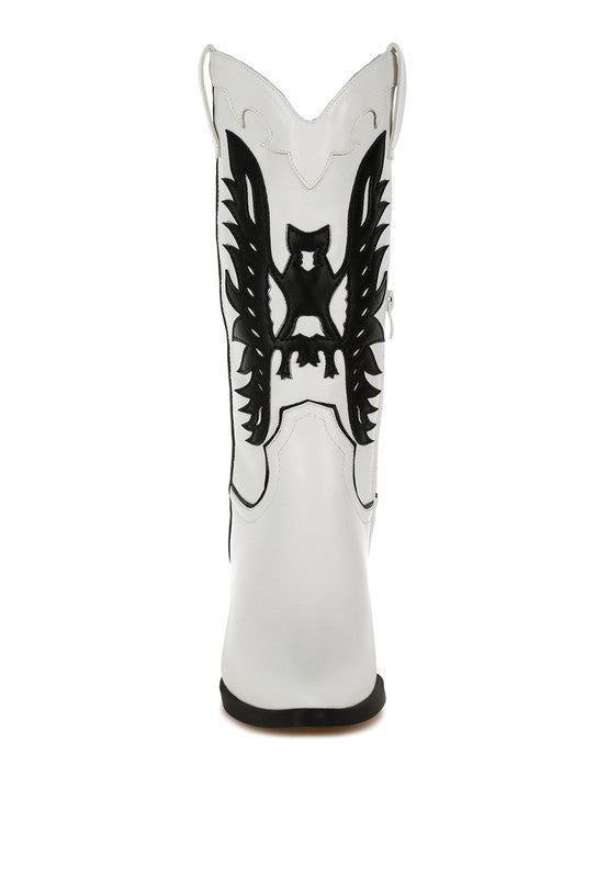 Thistle Winged Patchwork Cowboy Boots-Rag Company-[option4]-[option5]-[option6]-[option7]-[option8]-Shop-Boutique-Clothing-for-Women-Online