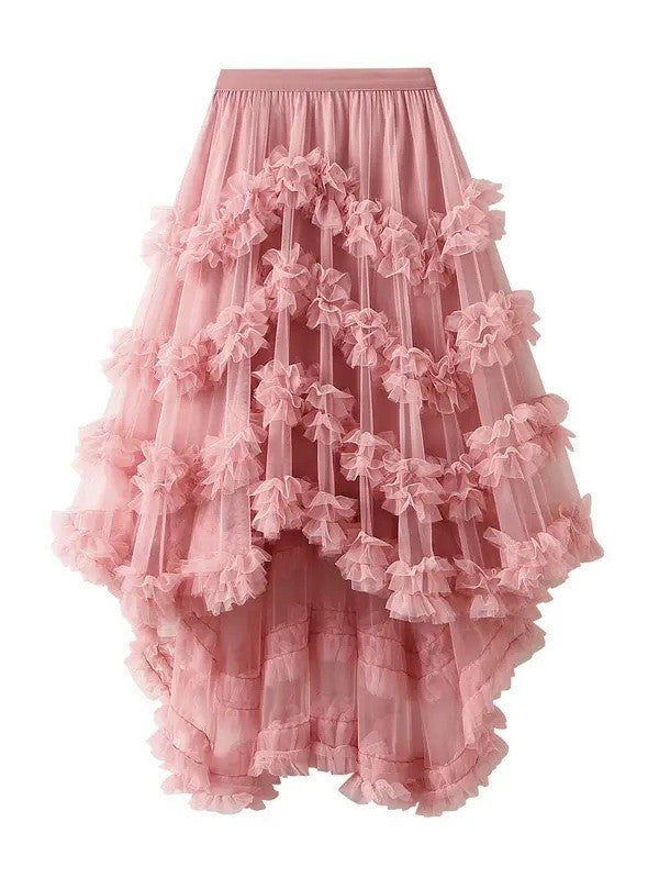Ruffle tiered skirt-Miss Sparkling-Pink-S-[option4]-[option5]-[option6]-[option7]-[option8]-Shop-Boutique-Clothing-for-Women-Online