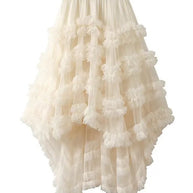 Ruffle tiered skirt-Miss Sparkling-Cream-S-[option4]-[option5]-[option6]-[option7]-[option8]-Shop-Boutique-Clothing-for-Women-Online