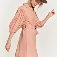 SOLID BUTTON DOWN DRESS PLUS SIZE-Jade By Jane-[option4]-[option5]-[option6]-[option7]-[option8]-Shop-Boutique-Clothing-for-Women-Online