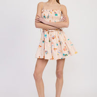 GATHERED POPLIN MIN DRESS-Emory Park-[option4]-[option5]-[option6]-[option7]-[option8]-Shop-Boutique-Clothing-for-Women-Online